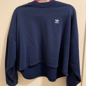 Adidas butterfly flower print creewneck